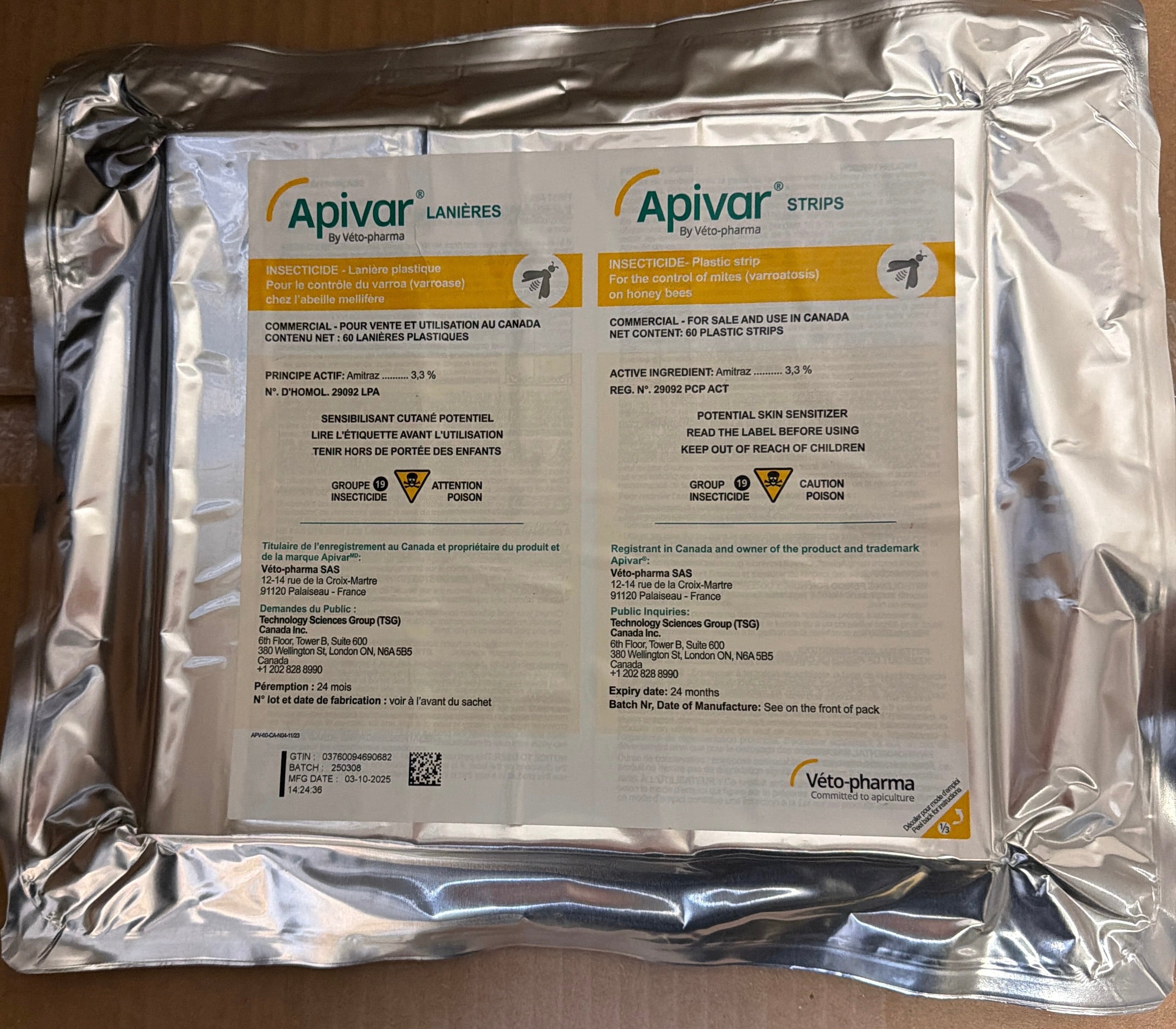 Apivar - 60 pack